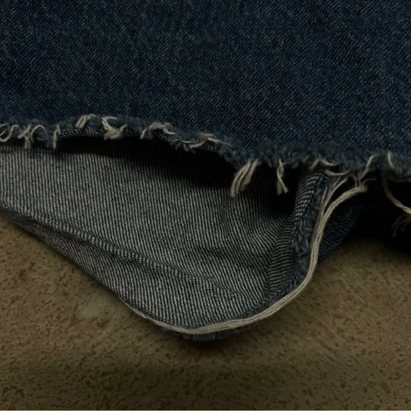 Zara Denim Faux Wrap Skort - Picture 9 of 14